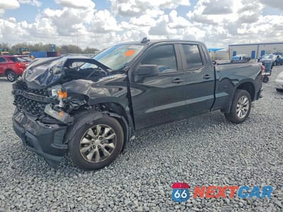 2021 CHEVROLET SILVERADO K1500 CUSTOM 1GCRYBEF8MZ102205 - główne zdjęcie licytacji z USA - miniatura
