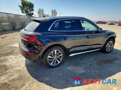 Trzecie zdjęcie samochodu z tyłu: 2021 AUDI Q5 PREMIUM PLUS VIN:WA1BAAFY0M2042682 - miniatura