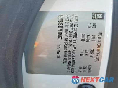 Zdjęcie 12 z 13 samochodu: 2007 PONTIAC SOLSTICE VIN:1G2MB35B37Y119877 - miniatura