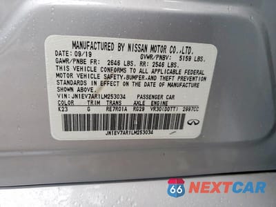 Zdjęcie 12 z 12 samochodu: 2020 INFINITI Q50 3.0T LUXE VIN:JN1EV7AR1LM253034 - miniatura