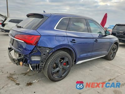 Trzecie zdjęcie samochodu z tyłu: 2021 AUDI Q5 PREMIUM PLUS VIN:WA1BAAFY0M2055898 - miniatura