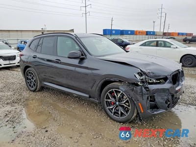 Czwarte zdjęcie samochodu z boku: 2024 BMW X3 M40I VIN:5UX83DP03R9V92640 - miniatura