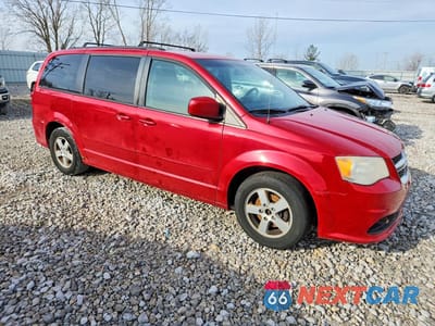 Czwarte zdjęcie samochodu z boku: 2012 DODGE GRAND CARAVAN SXT VIN:2C4RDGCG4CR303936 - miniatura