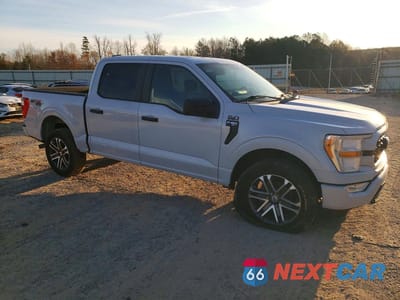 Czwarte zdjęcie samochodu z boku: 2021 FORD F150 SUPERCREW VIN:1FTFW1E51MKE85942 - miniatura