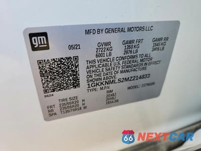 Zdjęcie 12 z 12 samochodu: 2021 GMC ACADIA SLT VIN:1GKKNMLS2MZ214833 - miniatura
