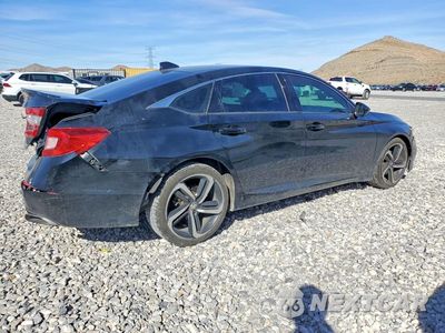 Trzecie zdjęcie samochodu z tyłu: 2019 HONDA ACCORD SPORT VIN:1HGCV1F39KA045863 - miniatura