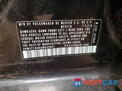 Zdjęcie 12 z 12 samochodu: 2016 VOLKSWAGEN GTI S VIN:3VW4T7AU6GM034001 - miniatura