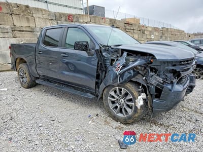 Czwarte zdjęcie samochodu z boku: 2022 CHEVROLET SILVERADO LTD K1500 RST VIN:1GCUYEED5NZ148828 - miniatura