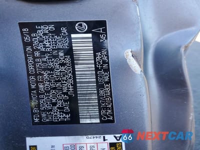 Zdjęcie 12 z 12 samochodu: 2019 LEXUS RC F BASE VIN:JTHHP5BC5K5006884 - miniatura