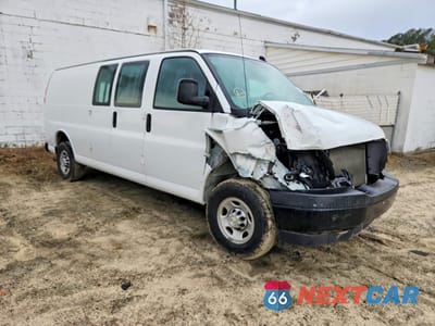 Czwarte zdjęcie samochodu z boku: 2023 CHEVROLET EXPRESS 2500 CARGO DELIVERY VAN VIN:1GCWGBFP5P1100184 - miniatura