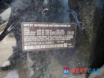 Zdjęcie 12 z 12 samochodu: 2018 BMW X3 XDRIVE30I VIN:5UXTR9C5XJLC68831 - miniatura