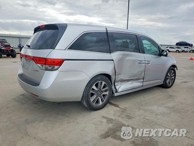 Trzecie zdjęcie samochodu z tyłu: 2014 HONDA ODYSSEY TOURING VIN:5FNRL5H92EB018877 - miniatura