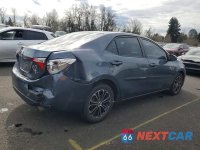 Trzecie zdjęcie samochodu z tyłu: 2014 TOYOTA COROLLA LE VIN:2T1BURHE7EC035892 - miniatura