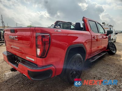 Trzecie zdjęcie samochodu z tyłu: 2020 GMC SIERRA K1500 ELEVATION VIN:3GTU9CED2LG292528 - miniatura