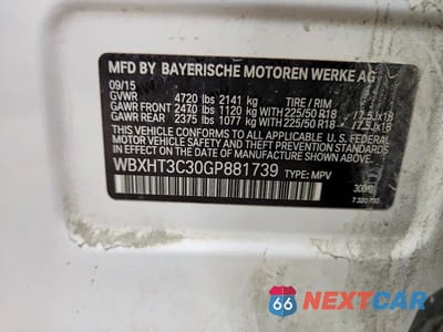 Zdjęcie 14 z 14 samochodu: 2016 BMW X1 XDRIVE28I VIN:WBXHT3C30GP881739 - miniatura