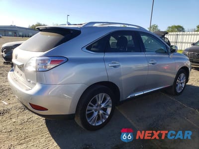 Trzecie zdjęcie samochodu z tyłu: 2010 LEXUS RX 450H BASE VIN:JTJBC1BA0A2012521 - miniatura