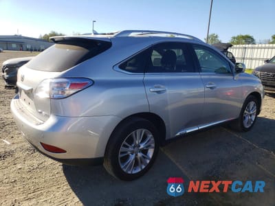 Trzecie zdjęcie samochodu z tyłu: 2010 LEXUS RX 450H BASE VIN:JTJBC1BA0A2012521 - miniatura