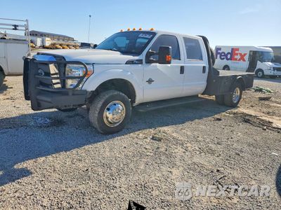 Drugie zdjęcie samochodu z przodu: 2015 FORD F350 SUPER DUTY FLATBED TRUCK VIN:1FD8W3HT7FEA89770 - miniatura