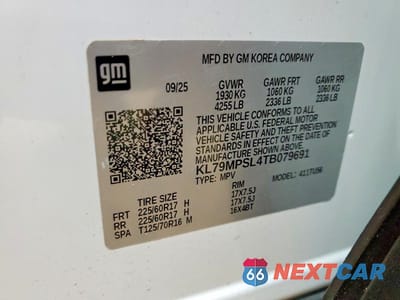 Zdjęcie 13 z 13 samochodu: 2026 CHEVROLET TRAILBLAZER LT VIN:KL79MPSL4TB079691 - miniatura