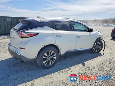 Trzecie zdjęcie samochodu z tyłu: 2017 NISSAN MURANO SL VIN:5N1AZ2MG9HN115509 - miniatura