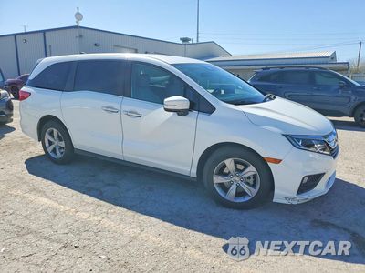 Czwarte zdjęcie samochodu z boku: 2020 HONDA ODYSSEY EX VIN:5FNRL6H53LB026034 - miniatura