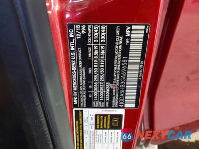 Zdjęcie 13 z 13 samochodu: 2016 MERCEDES-BENZ GLE 350 4MATIC VIN:4JGDA5HB3GA696581 - miniatura