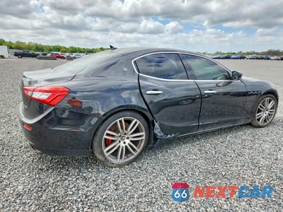 Trzecie zdjęcie samochodu z tyłu: 2016 MASERATI GHIBLI S VIN:ZAM57RTA1G1188344 - miniatura