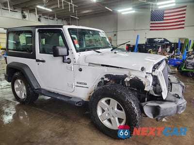 Czwarte zdjęcie samochodu z boku: 2014 JEEP WRANGLER SPORT VIN:1C4AJWAG4EL121829 - miniatura