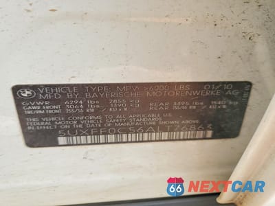 Zdjęcie 13 z 13 samochodu: 2010 BMW X5 XDRIVE35D VIN:5UXFF0C56ALT76863 - miniatura