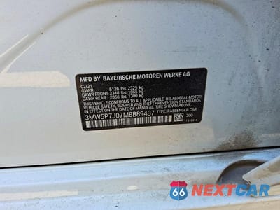 Zdjęcie 12 z 12 samochodu: 2021 BMW 330E VIN:3MW5P7J07M8B89487 - miniatura