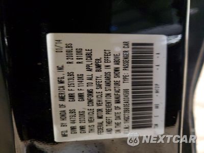 Zdjęcie 12 z 13 samochodu: 2014 HONDA ACCORD EXL VIN:1HGCT2B80EA004586 - miniatura