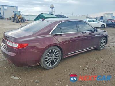 Trzecie zdjęcie samochodu z tyłu: 2019 LINCOLN CONTINENTAL SELECT VIN:1LN6L9SK9K5602739 - miniatura