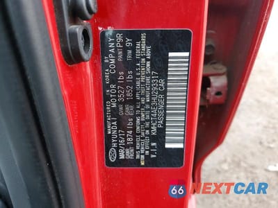 Zdjęcie 12 z 12 samochodu: 2017 HYUNDAI ACCENT SE VIN:KMHCT4AE3HU293317 - miniatura