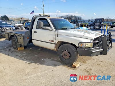 Czwarte zdjęcie samochodu z boku: 1996 DODGE RAM 2500 FLATBED TRUCK VIN:1B7KC26C6TJ106853 - miniatura