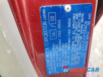 Zdjęcie 13 z 13 samochodu: 2004 SUZUKI XL7 EX VIN:JS3TX92V044100606 - miniatura