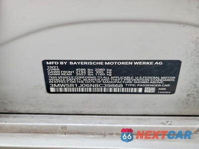 Zdjęcie 12 z 12 samochodu: 2022 BMW 330I VIN:3MW5R1J06N8C39868 - miniatura