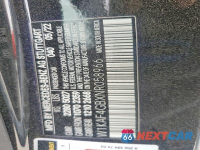 Zdjęcie 12 z 12 samochodu: 2022 MERCEDES-BENZ C 300 VIN:W1KAF4GBXNR058966 - miniatura