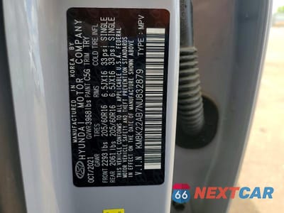 Zdjęcie 12 z 12 samochodu: 2022 HYUNDAI KONA SE VIN:KM8K22AB7NU832879 - miniatura
