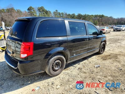 Trzecie zdjęcie samochodu z tyłu: 2012 DODGE GRAND CARAVAN SE VIN:2C4RDGBG5CR408700 - miniatura