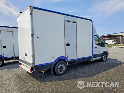 Trzecie zdjęcie samochodu z tyłu: 2021 FORD TRANSIT DELIVERY TRUCK VIN:1FDBW5Z86MKA84411 - miniatura