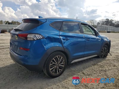Trzecie zdjęcie samochodu z tyłu: 2020 HYUNDAI TUCSON SEL VIN:KM8J33AL3LU196479 - miniatura