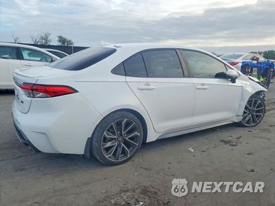 Trzecie zdjęcie samochodu z tyłu: 2021 TOYOTA COROLLA SE VIN:5YFS4MCE0MP067673 - miniatura