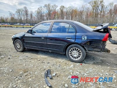 Drugie zdjęcie samochodu z przodu: 2005 HONDA CIVIC LX VIN:2HGES16545H558866 - miniatura