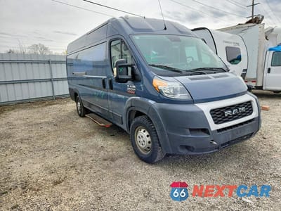 Czwarte zdjęcie samochodu z boku: 2021 RAM PROMASTER 3500 DELIVERY VAN VIN:3C6MRVJG3ME550216 - miniatura