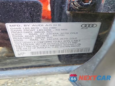 Zdjęcie 13 z 13 samochodu: 2017 AUDI Q7 PREMIUM PLUS V6 VIN:WA1LAAF7XHD014832 - miniatura