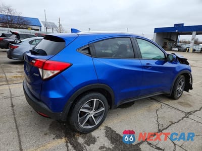 Trzecie zdjęcie samochodu z tyłu: 2022 HONDA HR-V EXL VIN:3CZRU6H70NM702236 - miniatura