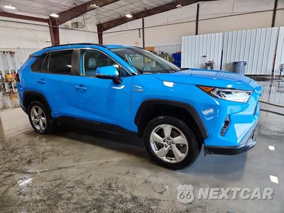 Czwarte zdjęcie samochodu z boku: 2021 TOYOTA RAV4 HYBRID XLE PREMIUM VIN:4T3B6RFV1MU028213 - miniatura