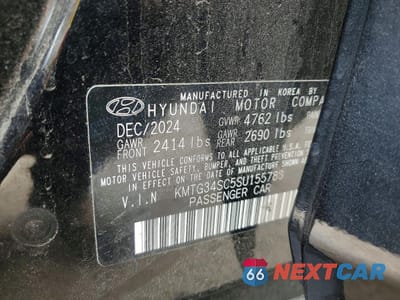 Zdjęcie 12 z 12 samochodu: 2025 GENESIS G70 2.5T STANDARD VIN:KMTG34SC5SU155788 - miniatura