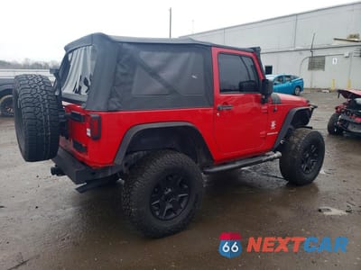 Trzecie zdjęcie samochodu z tyłu: 2012 JEEP WRANGLER SPORT VIN:1C4AJWAG3CL269595 - miniatura