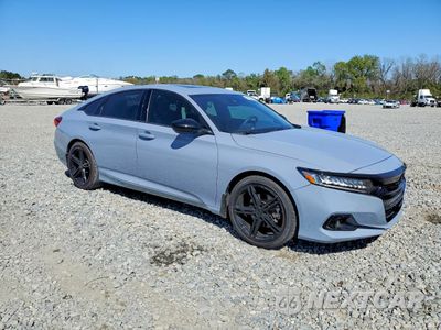 Czwarte zdjęcie samochodu z boku: 2021 HONDA ACCORD SPORT VIN:1HGCV2F39MA021023 - miniatura